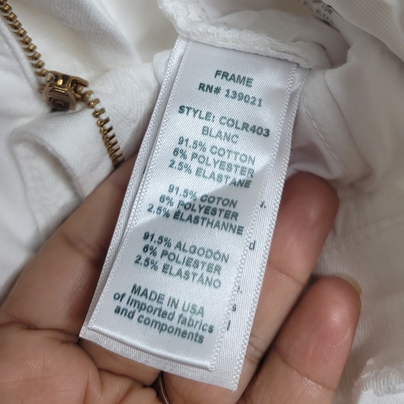 Frame Le Skinny de jeanne Distressed Jeans sz24 - Picture 14 of 15